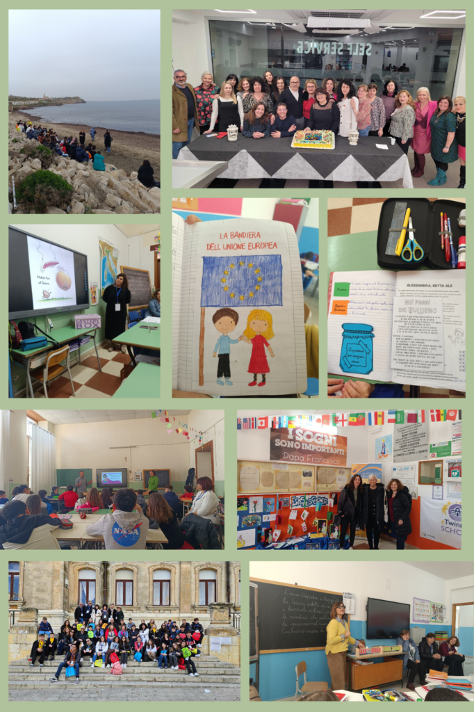 Mobility to Italy School site photo collage
